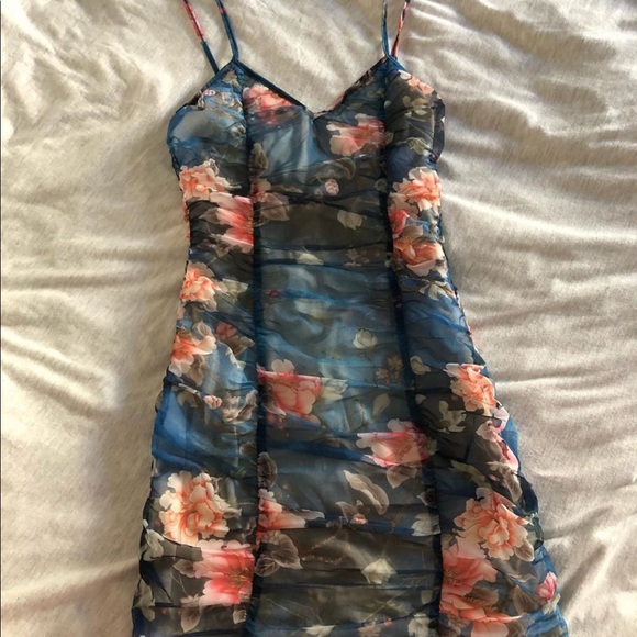 Superdown Ruched Dress - Picture 1 of 2